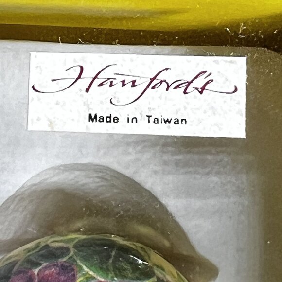 VTG Spring Easter Egg Paper Mache Floral Ornaments Made in Taiwan Lot of 12 NIB - Picture 10 of 10